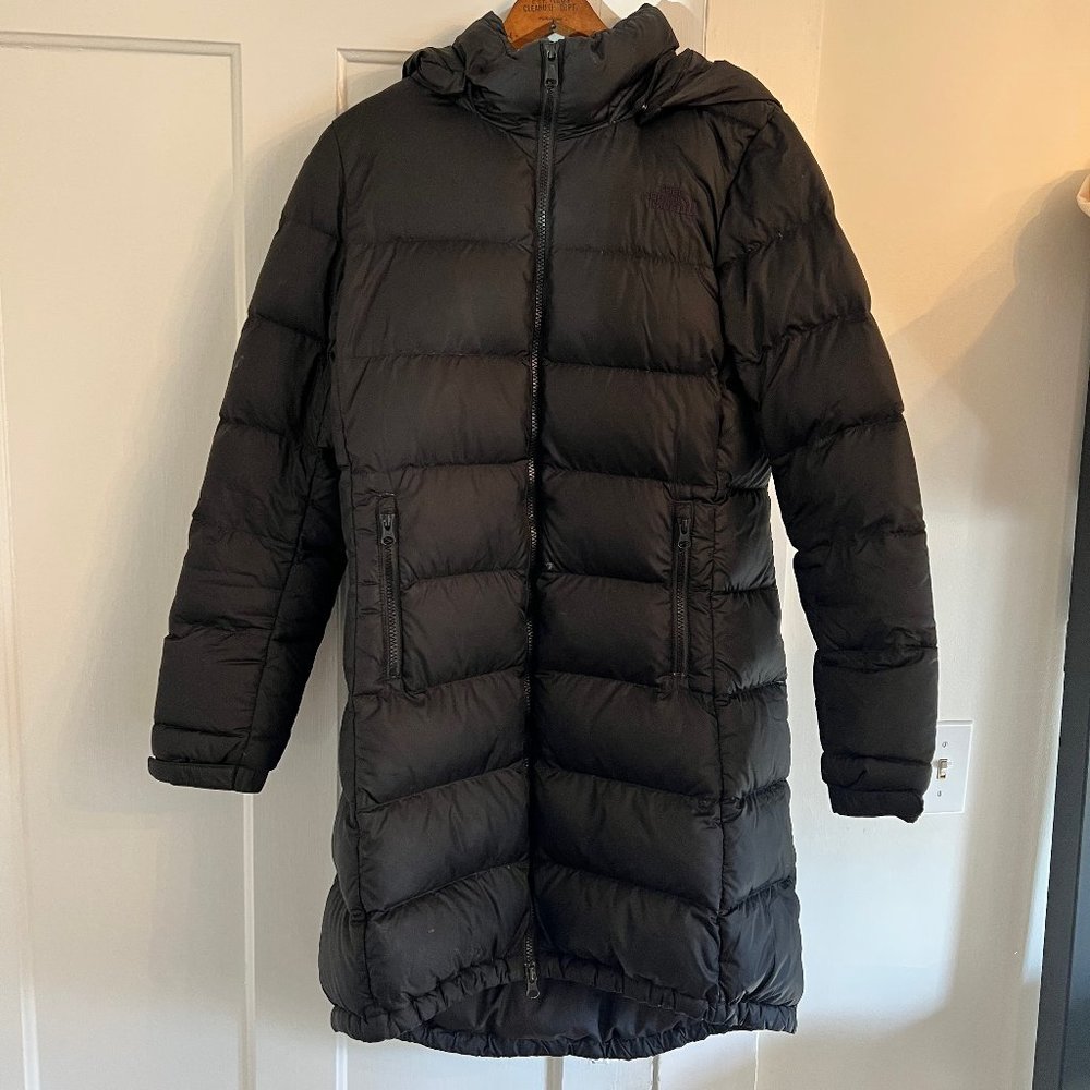 North Face Women's Metropolis Parka III Black Long Down Winter Coat